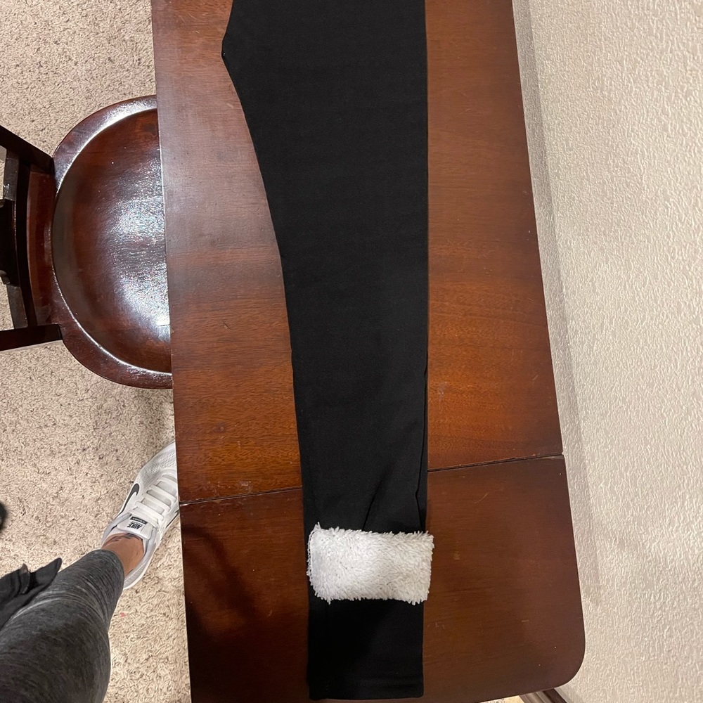 Legging with fur inside womens